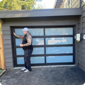 Broken garage door spring replacement in Walnut Creek home